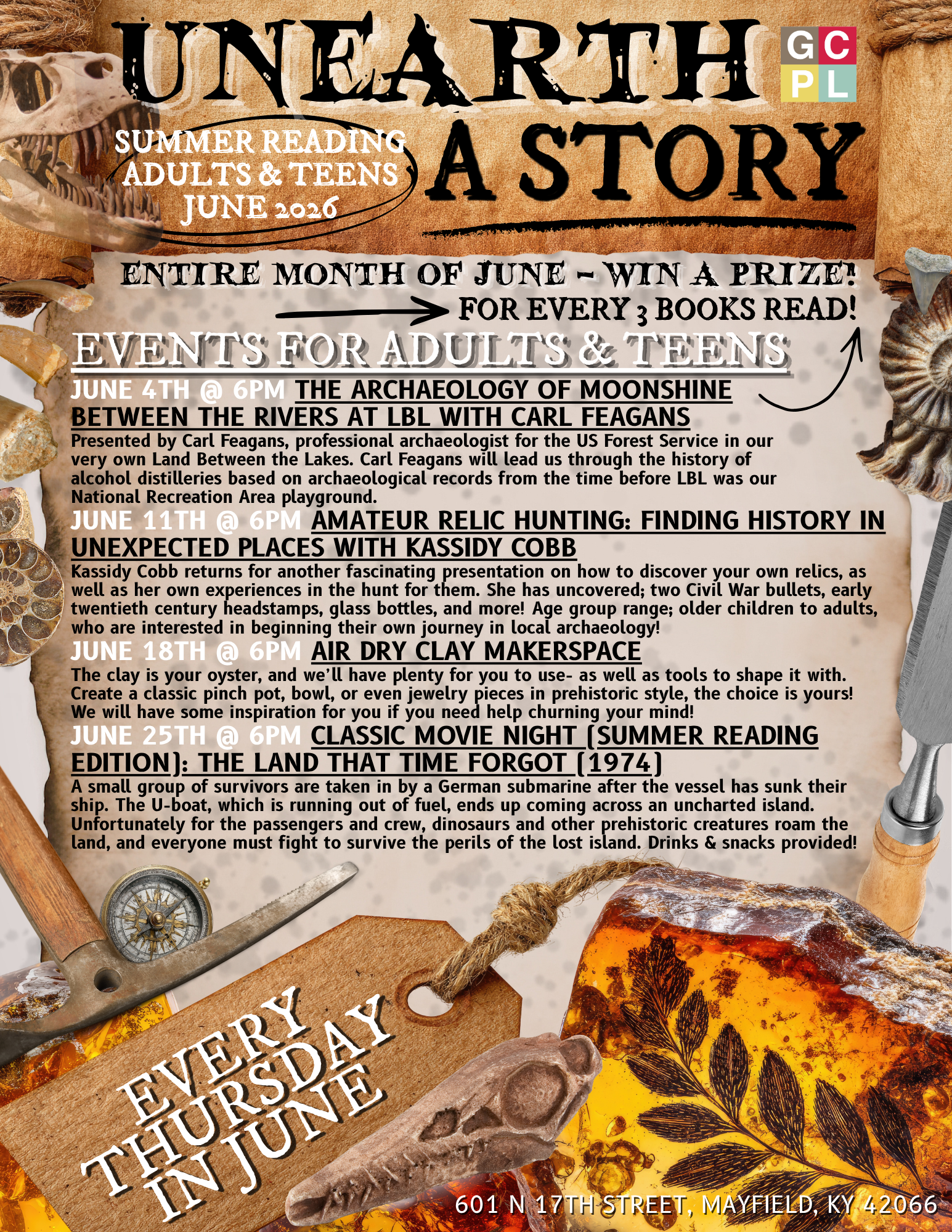 Image of Adult & Teen Summer Reading Program Events