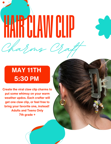 Hair Claw Craft Flyer