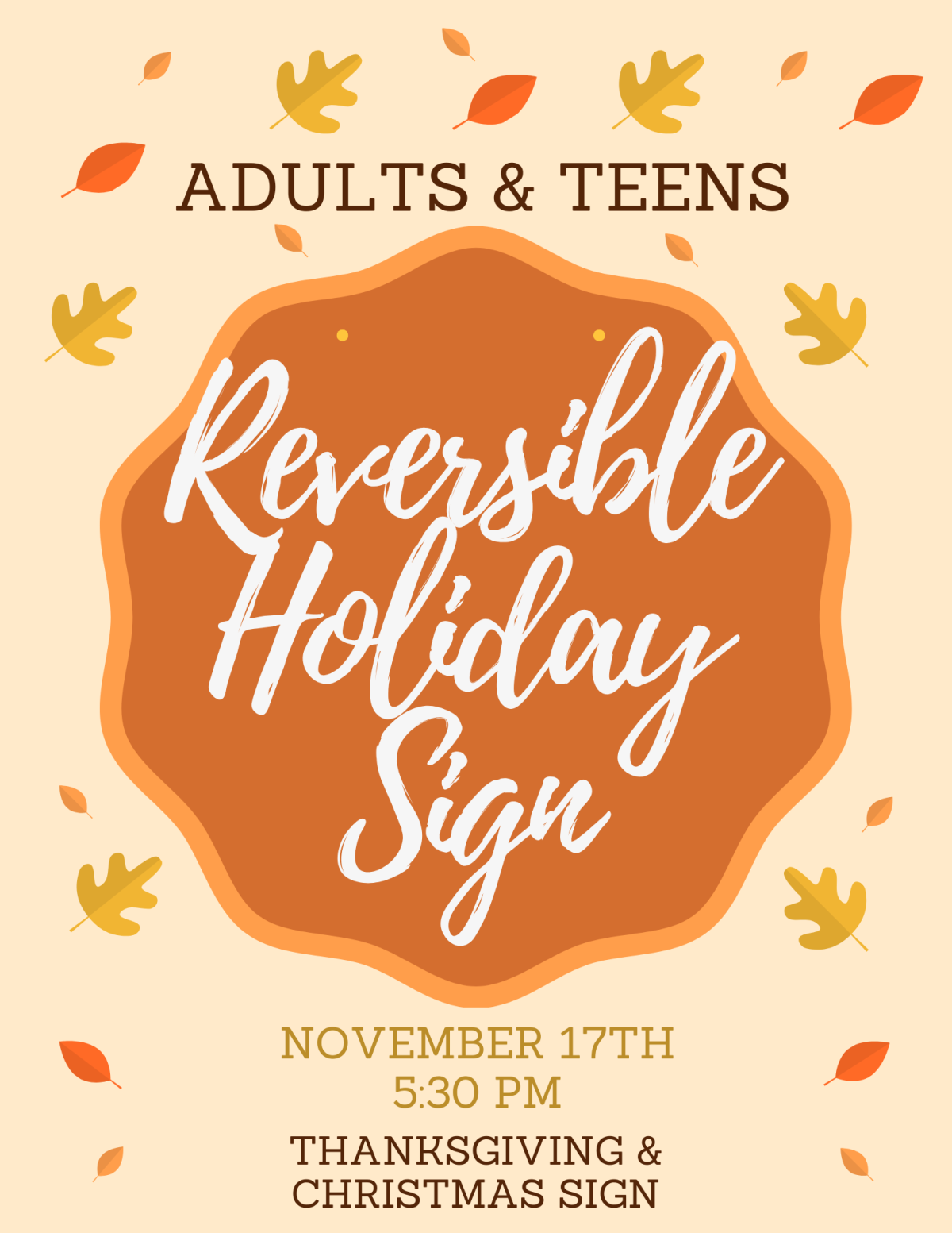 Holiday Sign