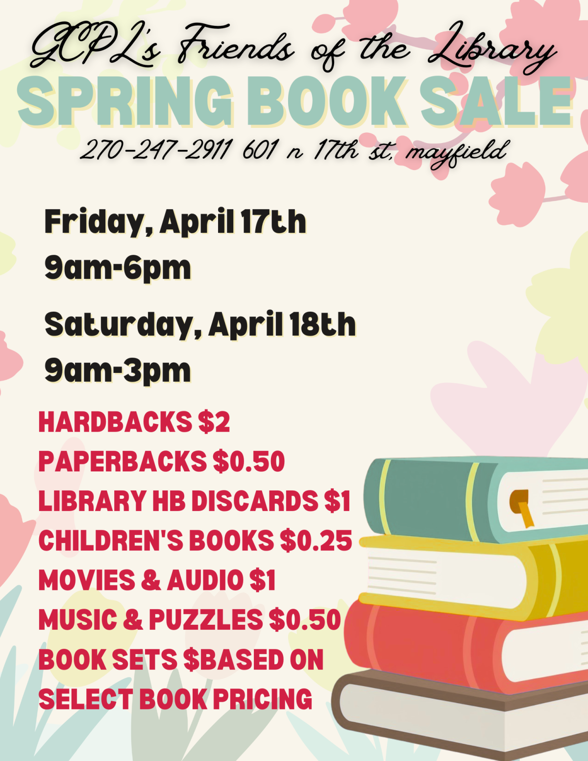 Friends Spring Book Sale